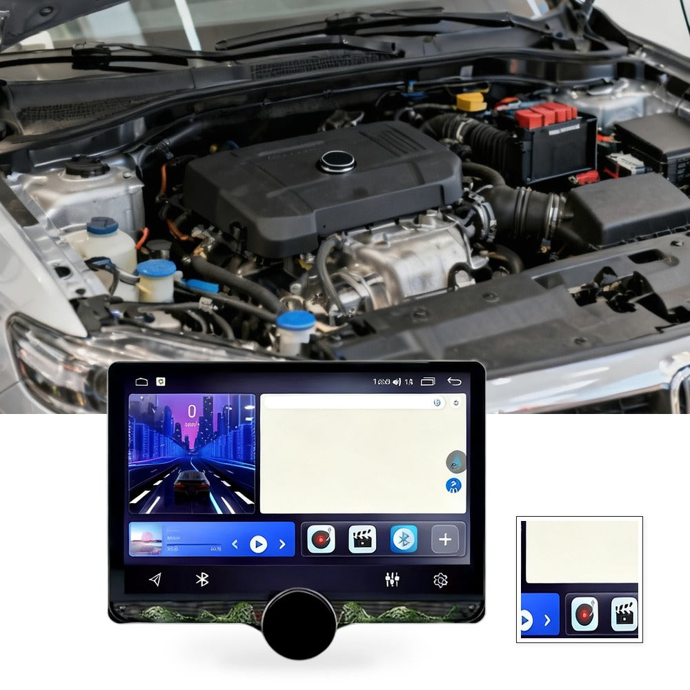 10.1英寸单旋钮通用车载导航GPS安卓Carplay-1