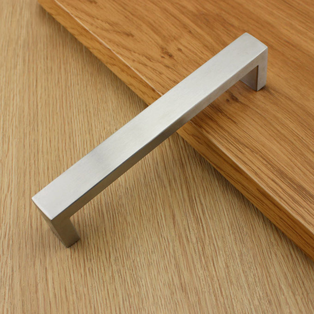 10 X Kitchen Cabinet Door Handles Matte Stainless Steel Drawer Cupboard Pulls-3
