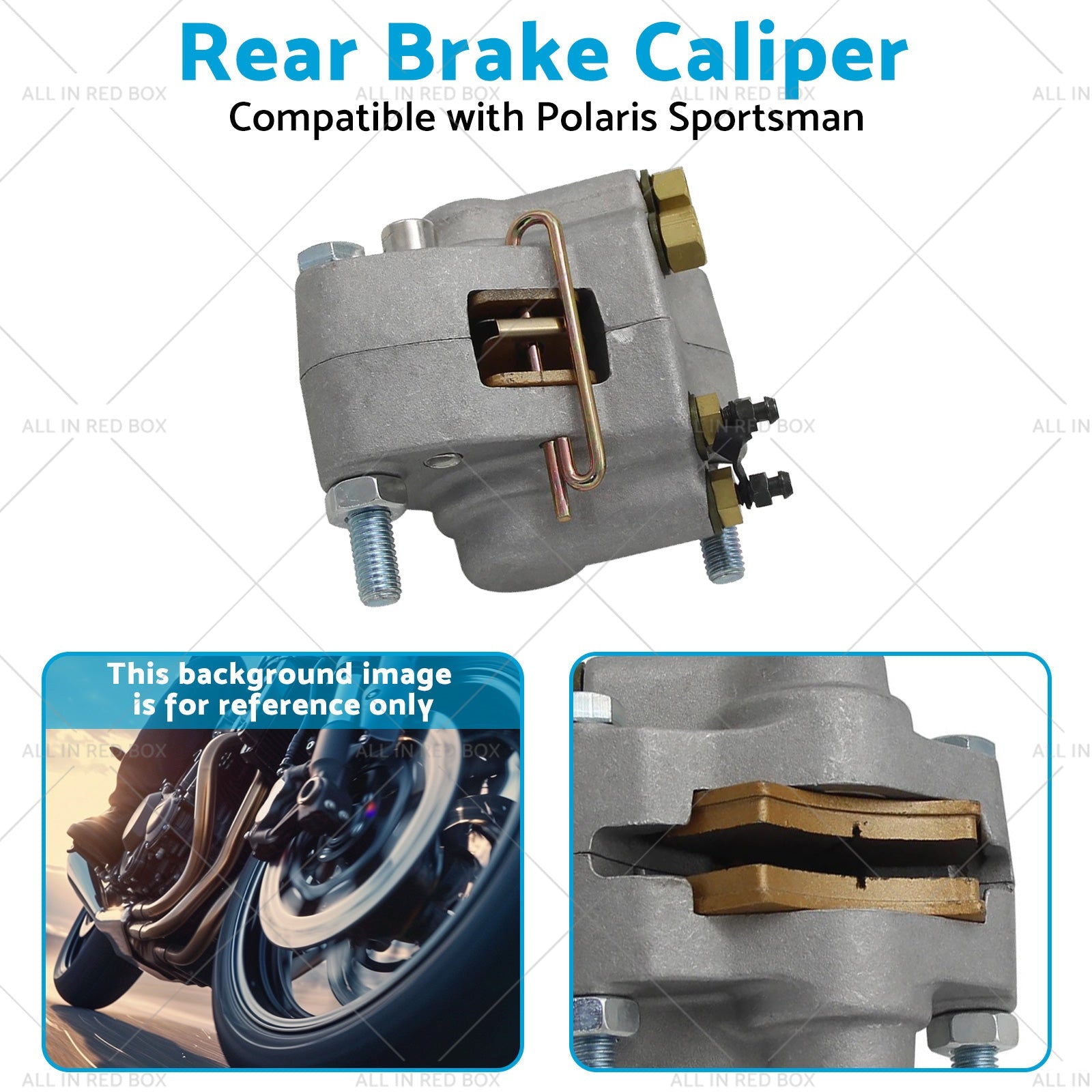 Rear Brake Caliper Suitable For Polaris Magnum 325 / Sportsman 335 / 400 / 500 1998-2002-3