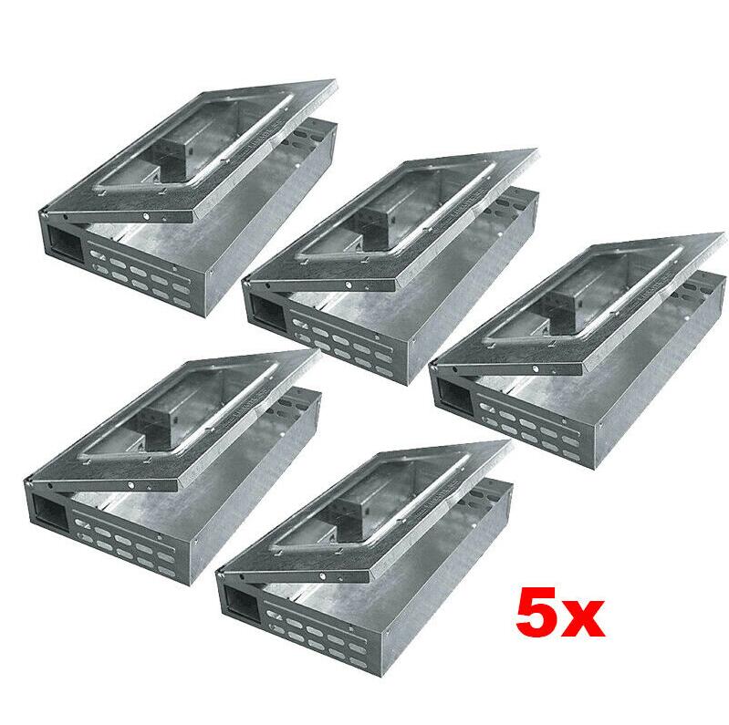 Multi Live Catch Mouse Humane Safe Self Catching Metal Trap Mice Reusable 1X-6