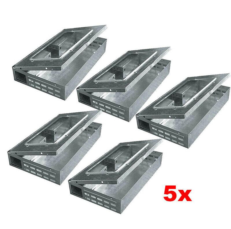 Multi Live Catch Mouse Humane Safe Self Catching Metal Trap Mice Reusable 1X-6