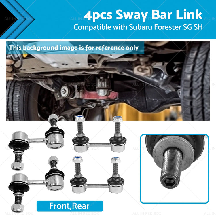 Front&Rear Sway Bar Link Pin Suitable for Subaru Forester SG SH 07/02 - 01/13-0