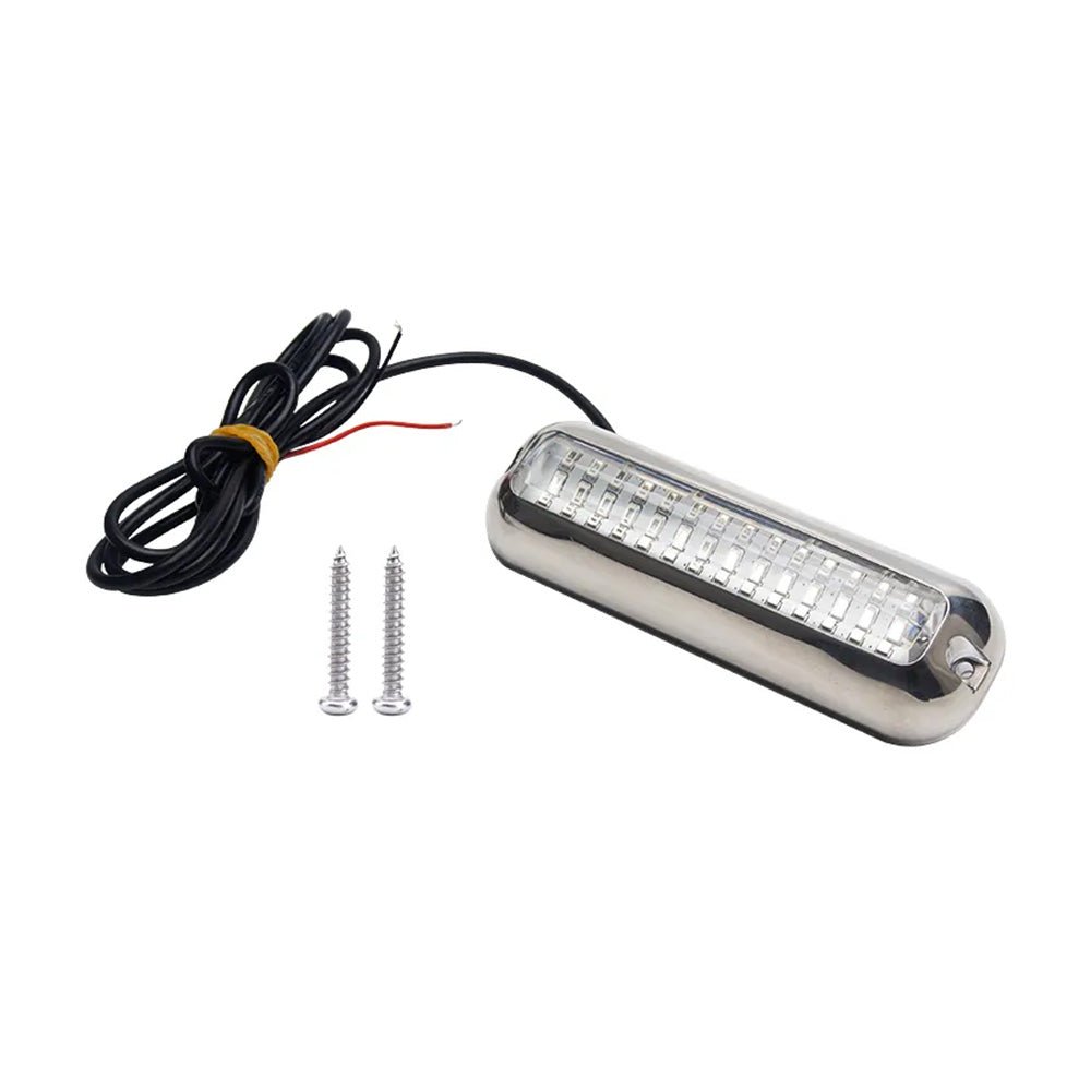 42LED Boat Light Underwater Marine Transom Lights 316 Stainless Steel Pontoon - Frazy's Auto Parts
