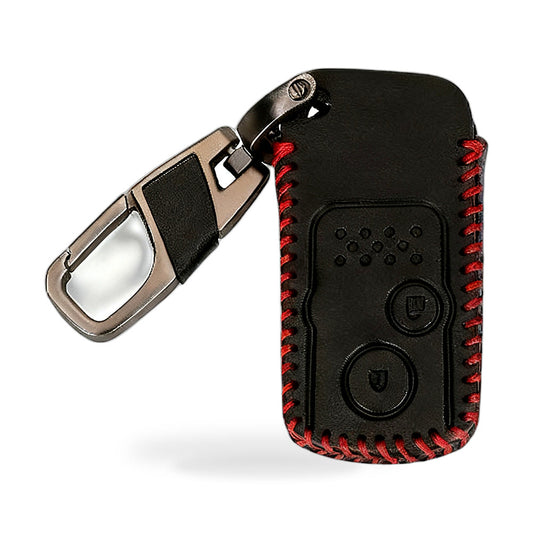 2-Button Key Fob Leather Case Suitable for Honda CR-V-0