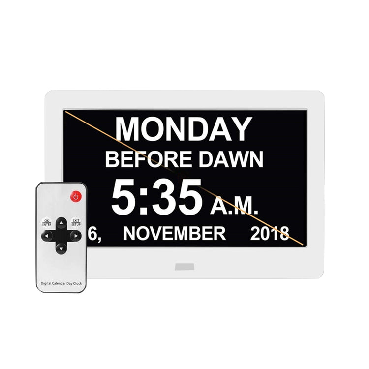 LED Large Digital Day Clock 7  Calendar Dementia Date Week Month Year Time Wall-3
