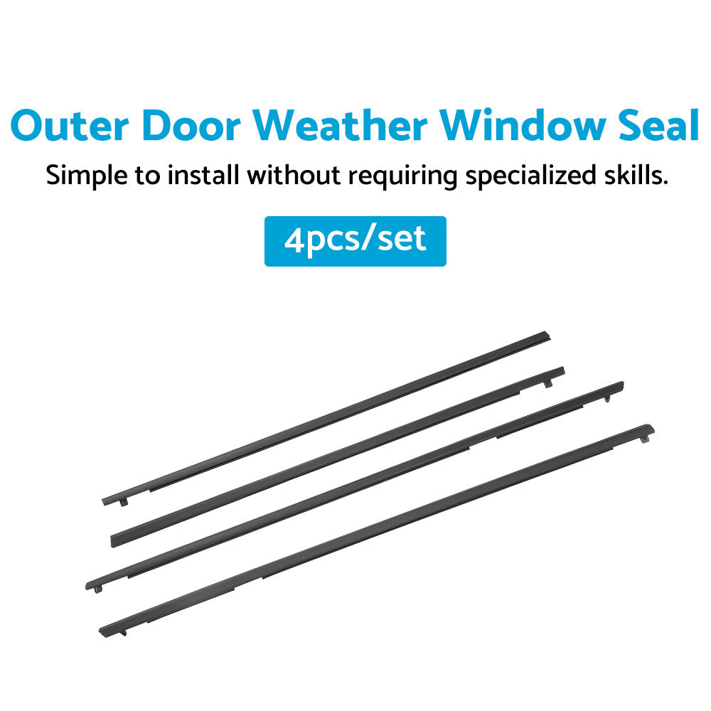 Suitable For Holden Commodore VE VF Sedan V6 V8 Outer Door Weather Window Seal-1