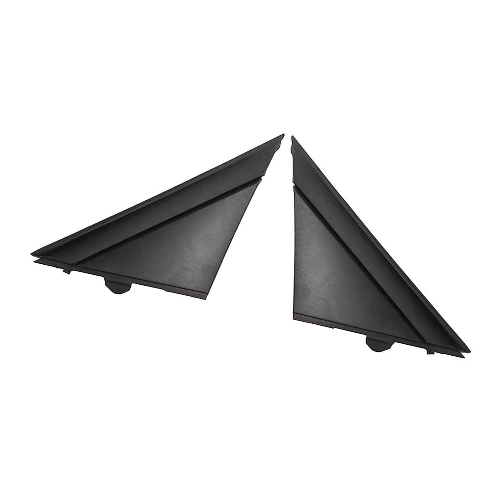 Matte Black Rear Mirror Triangle Trim Plate Suitable For Fiat 500 2012-2019-4