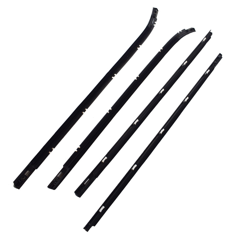 4x Weather Strip Window Moulding Trim Seal Belt Suitable For Hyundai i30 FD Hatch 2007–2012-0