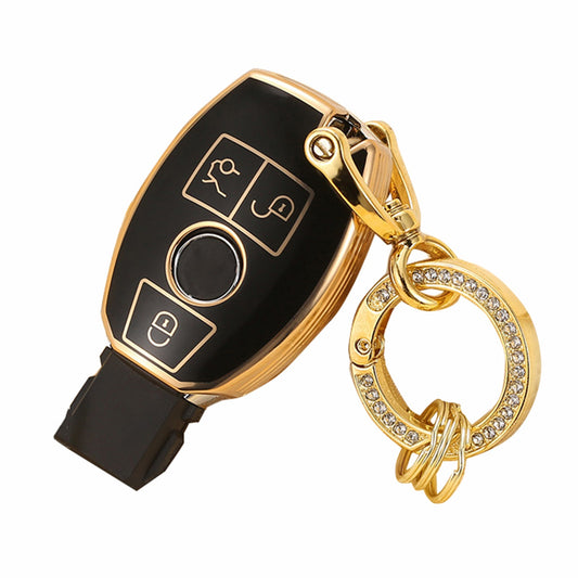 TPU Remote Car Key Fob Cover Case Suitable for  Mercedes A B C E G S Class CLA-0