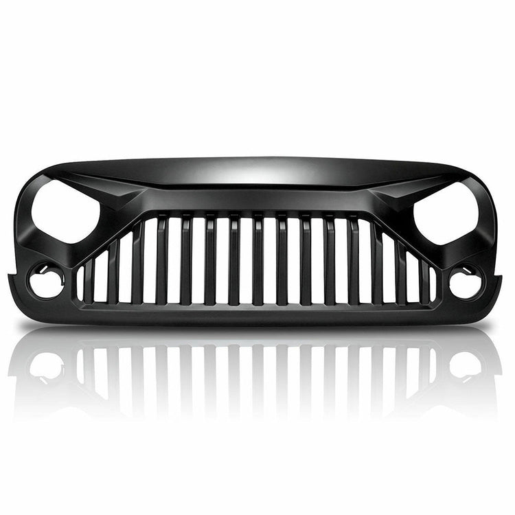 Black Front Gladiator Grille Vander Grill Suitable For Jeep Wrangler JK Unlimited 2007-2018-0