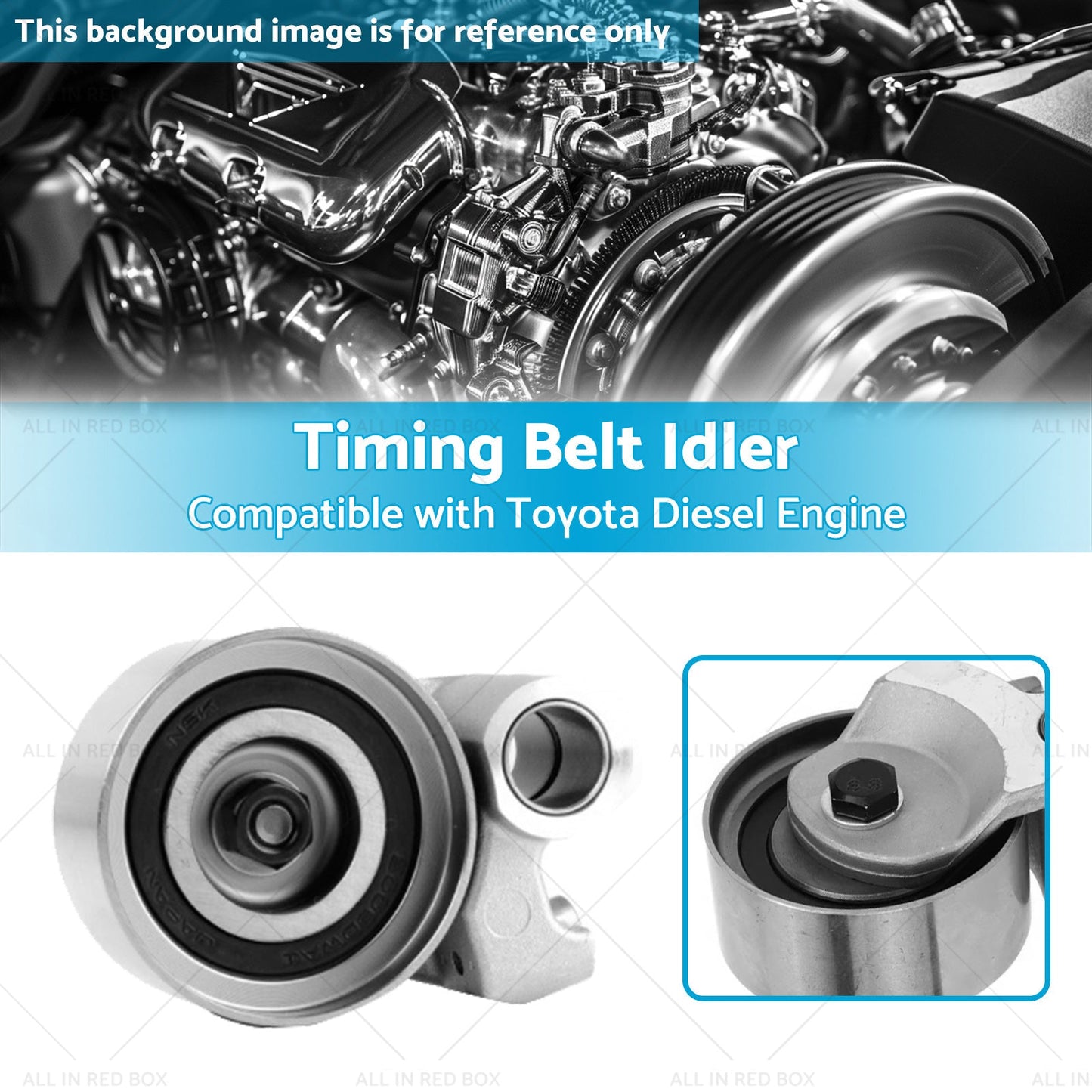13505-67041 13540-67020 Timing Belt Idler Suitable for Toyota 1KD-FTV 2KD-FTV-2