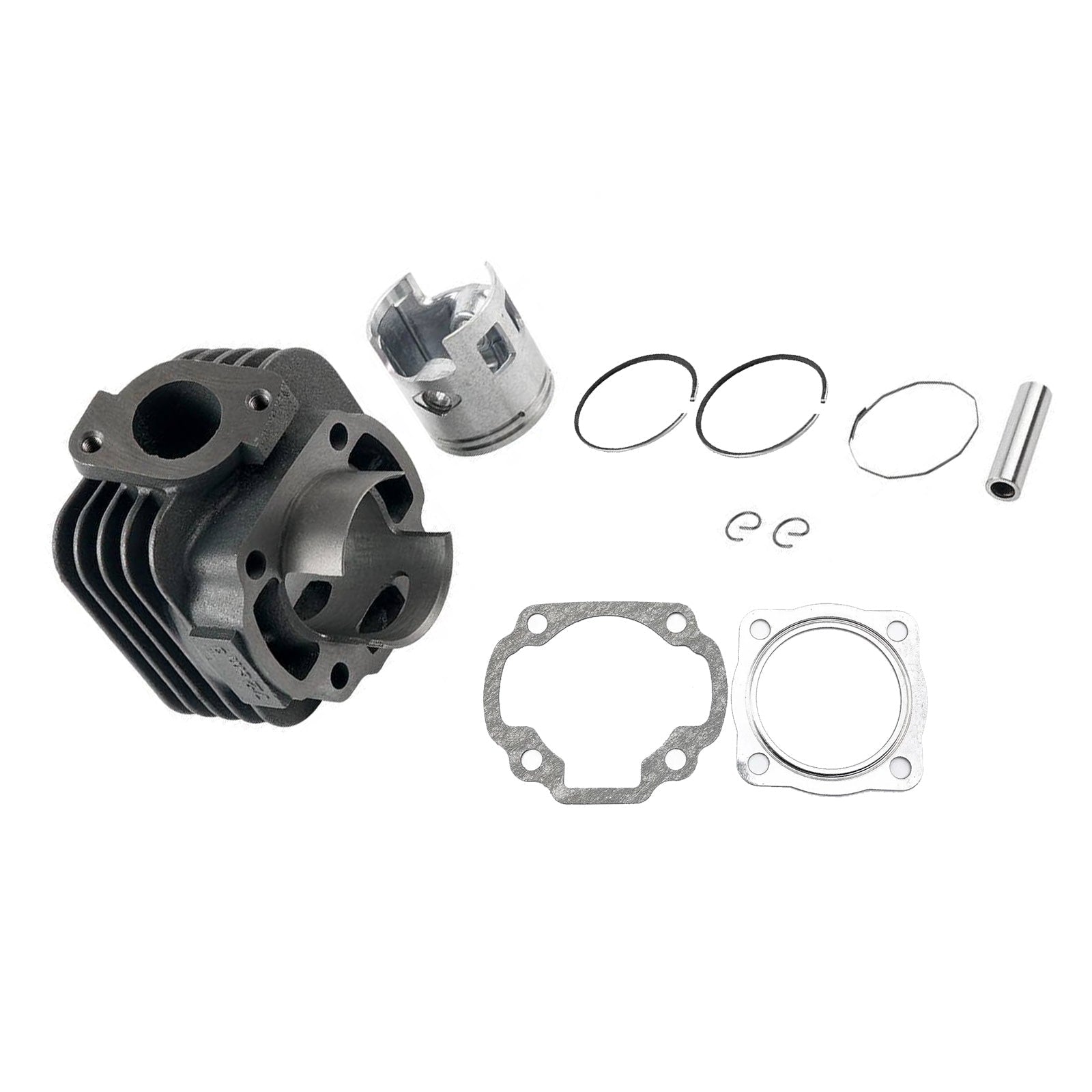 47mm Big Bore Cylinder Head & Piston Kit Suitable For Yamaha Clone Jog 50 - 70CC - Frazy's Auto Parts