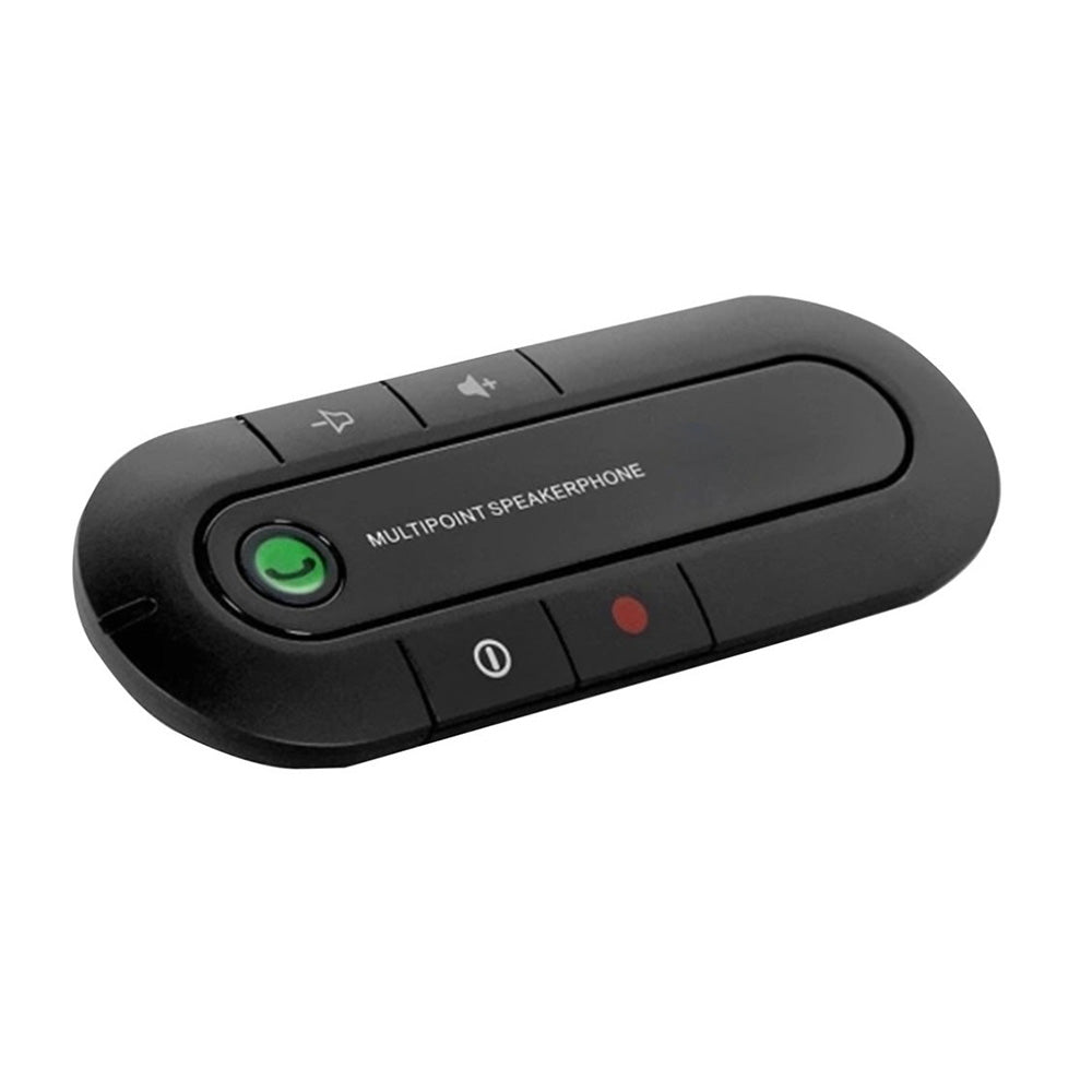 Bluetooth Handsfree Speaker MP3 Player With Sun Visor Clip & Car Charger Suitable For Universal Cars-2