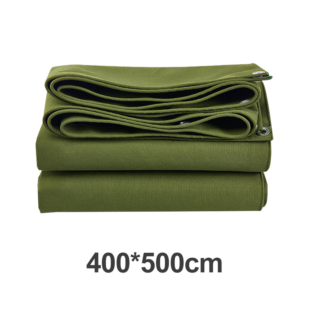 Heavy Duty Waterproof Canvas Tarp 3 Sizes Suitable For Outdoor Sun and Dust Protection-3