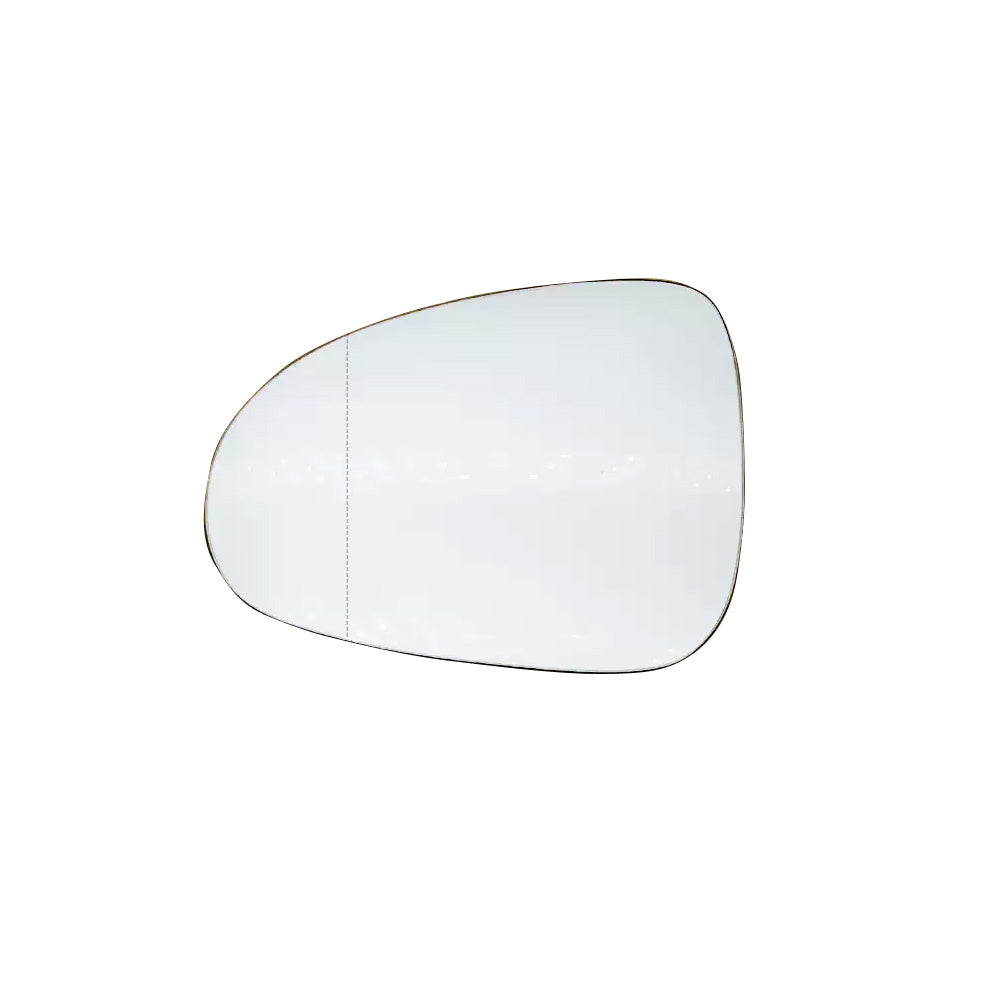 Left Heated Convex Mirror Glass with Base Suitable For VW Touareg 7P 2011-2018-0