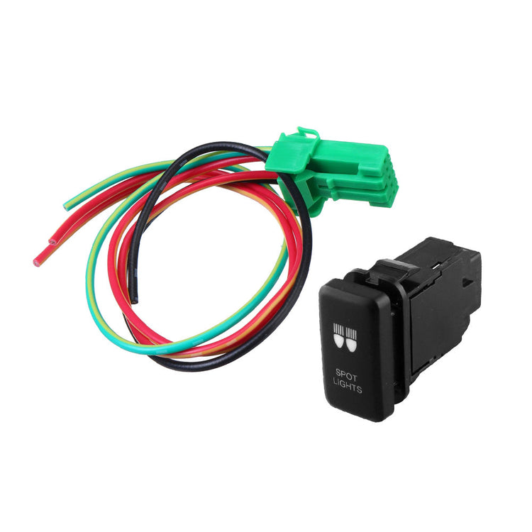 Spot Lights Blue LED Push Switch Suitable For Landcruiser Prado Hilux 4Runner-0