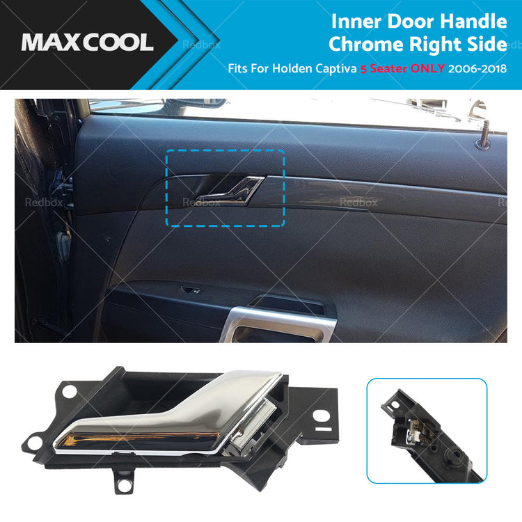 Right Inner Door Handle Chrome Fits For Holden Captiva 5 Seater 2006 - 2018-0