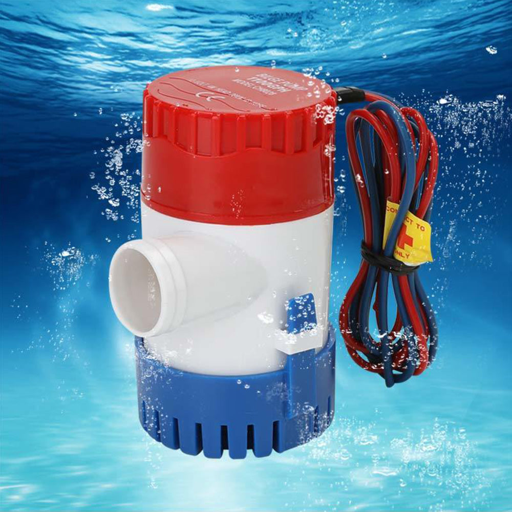 500GPH 12V Submersible Bilge Water Pump Suitable For Caravan, Camping, Marine & Fishing Boat-2