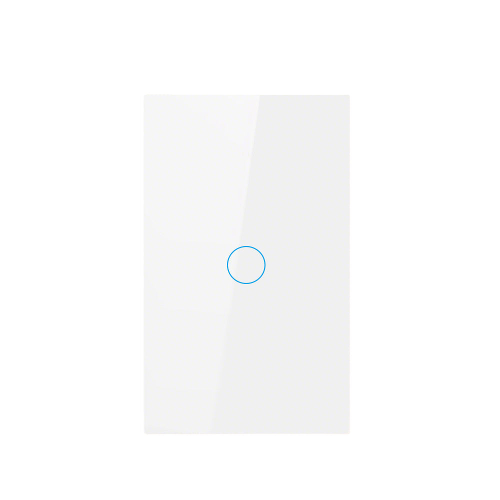 1Piece 1/2/3 Gang Touch Wall Light Switch LED 1 Way Touch Glass Switch-0