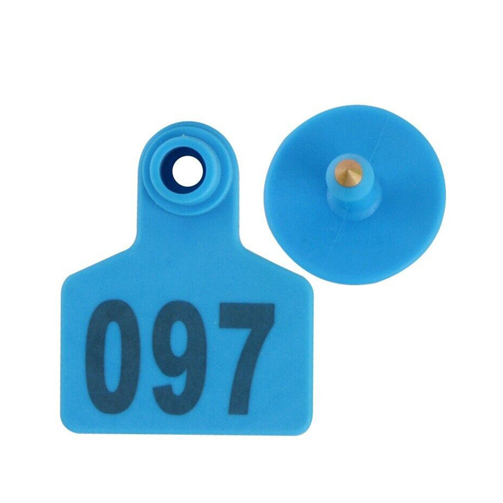 Small Plastic Livestock Ear Tags 5x4cm Numbered 100x Suitable For Sheep Cows Pigs Cattle-5