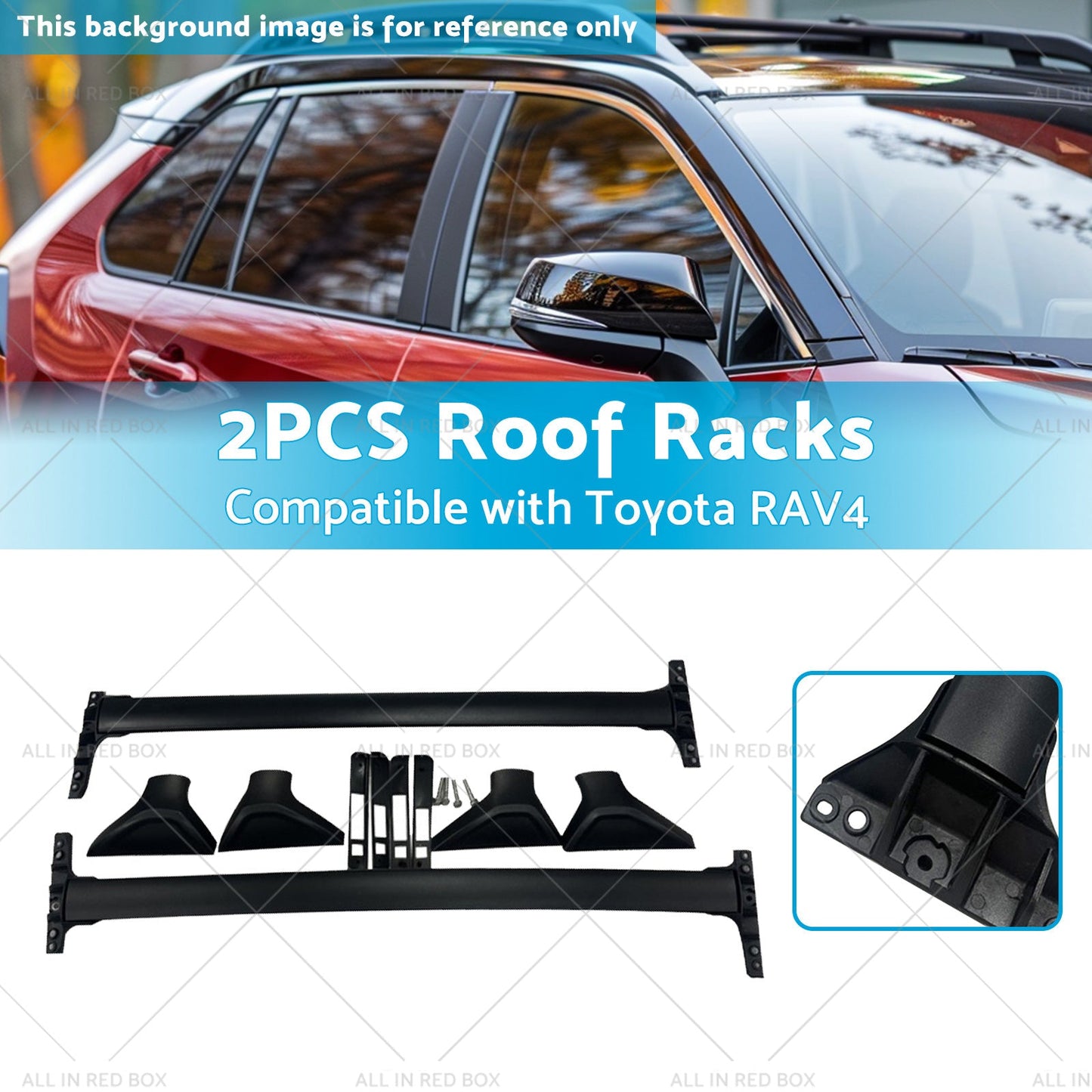 2PCS Roof Racks  or Roof Cross Bars Suitable for Toyota RAV4 2019-2023-2