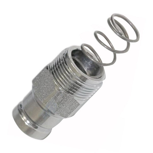 3/8in Hydraulic Male Drain Line Flat Face Quick Coupler Suitable For Bobcat 7246798-0