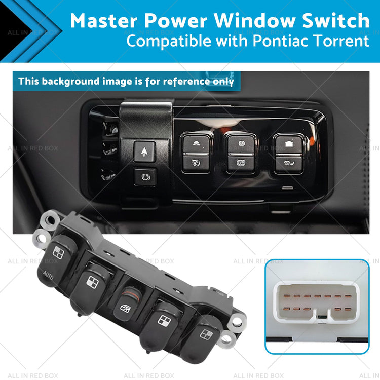 Master Power Window Switch Suitable for Pontiac Torrent 06-09 22723794 1S13640-0