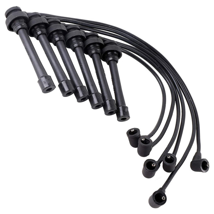 Ignition Spark Plug Lead Set Suitable For Mitsubishi Pajero NL NM NP 6G74 3.5L V6 1997-2003-0
