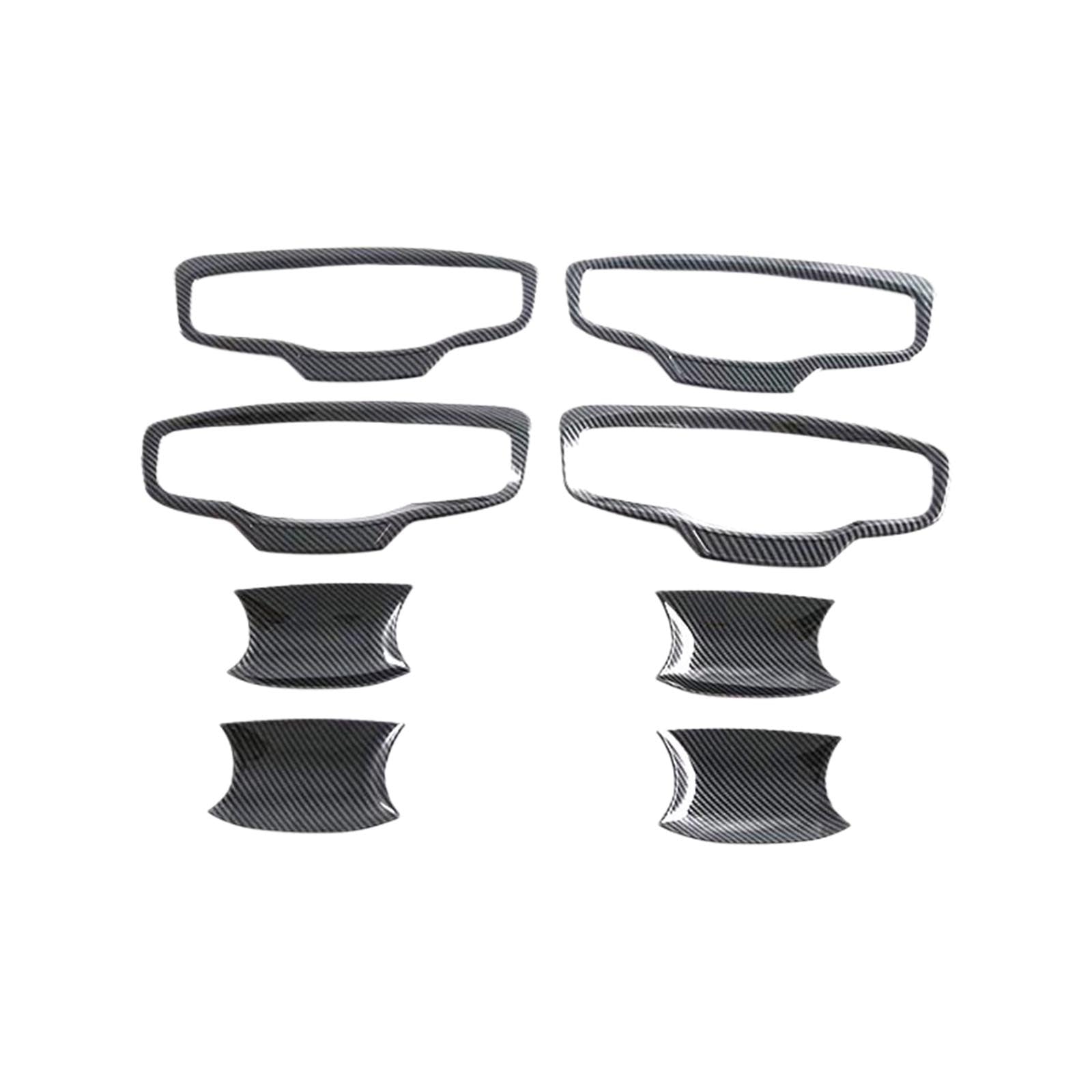 Carbon ABS Door Handle Bowl Cover Trim Suitable For Mitsubishi MV Triton 2023-2025-3