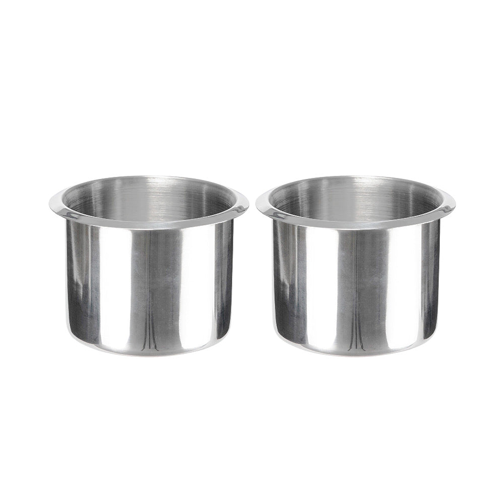 2x Stainless Steel Cup Drink Holder Suitable For Marine, Car, Truck, Camper, RV & Boat-2