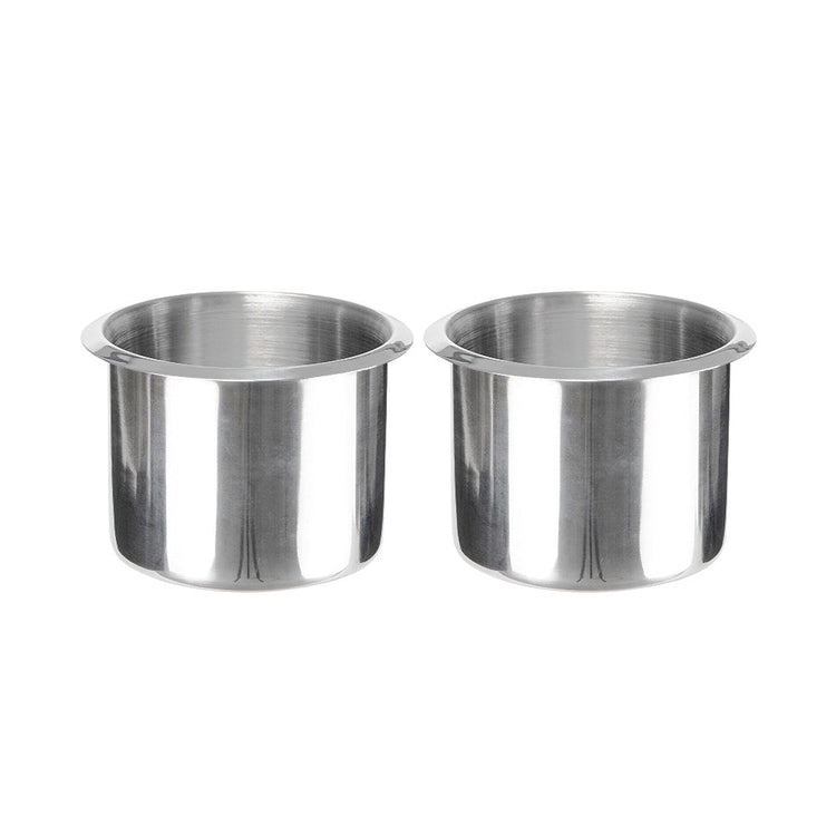 2x Stainless Steel Cup Drink Holder Suitable For Marine, Car, Truck, Camper, RV & Boat-2