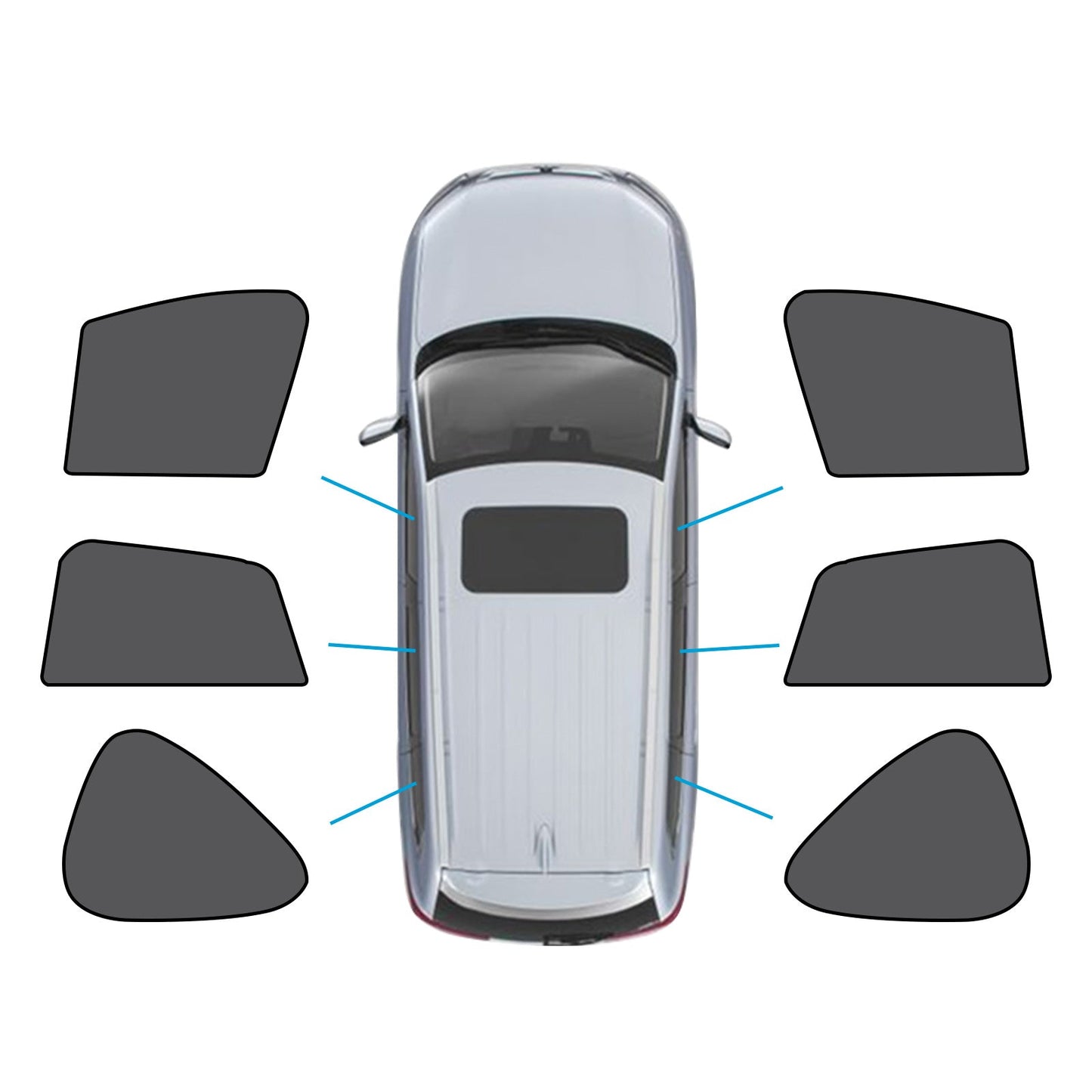 2x Car Window Shades Suitable For Mazda CX-5 KE 1st Gen 2012-2017 UV Protection-3