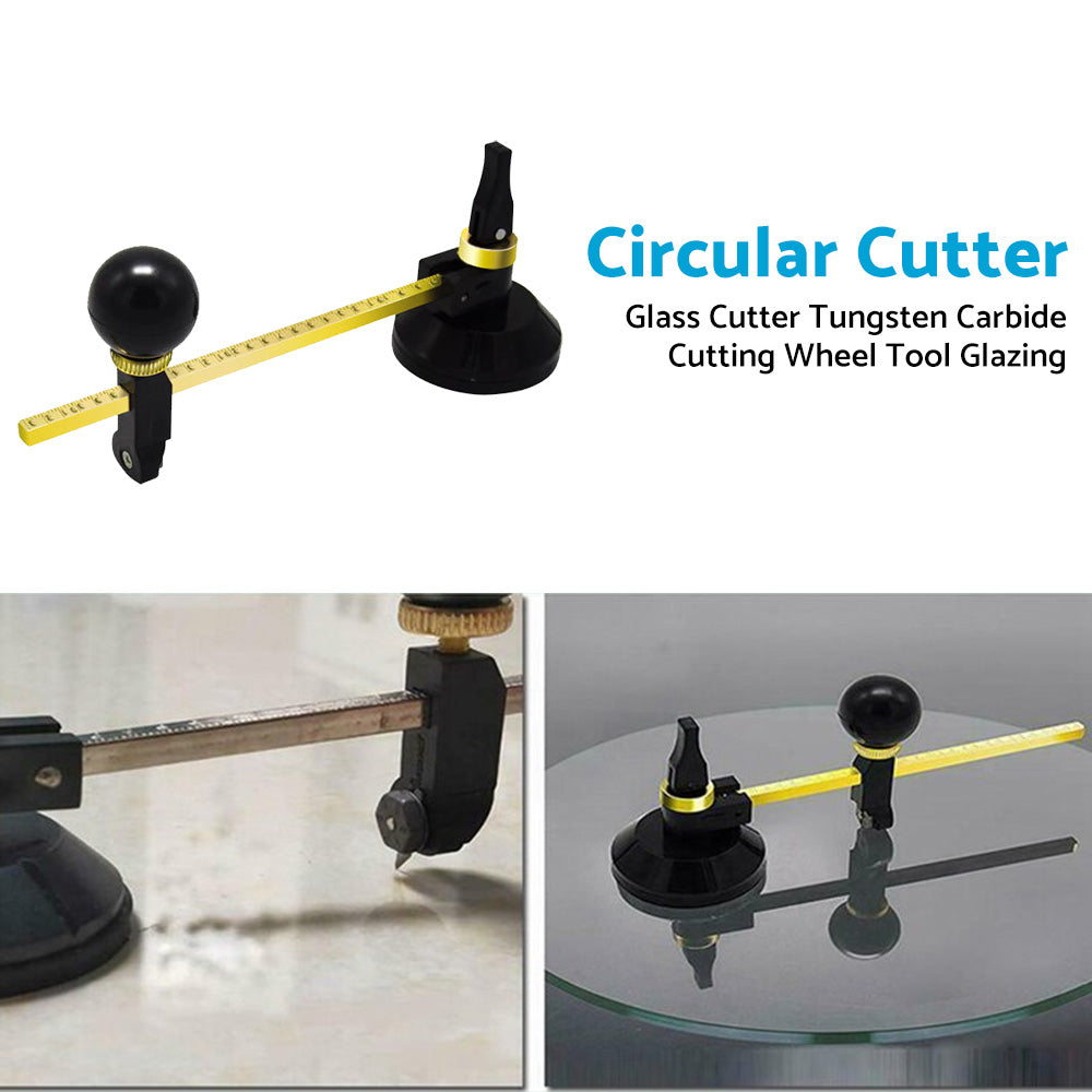 40cm Round Glass Cutter With Tungsten Carbide Cutting Wheel Suitable For Glazing-1