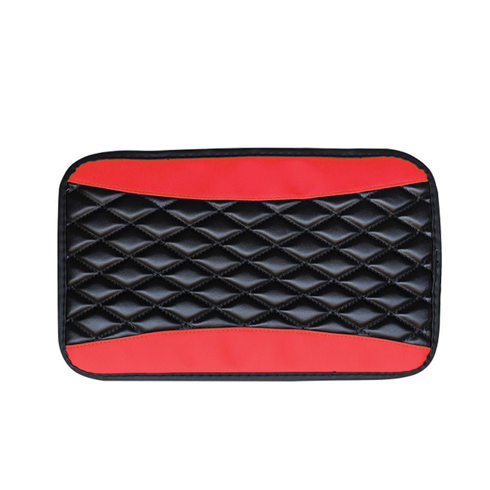 Universal Car Armrest Cushion Cover Suitable For Center Console Box PU Leather Pad Protector-0