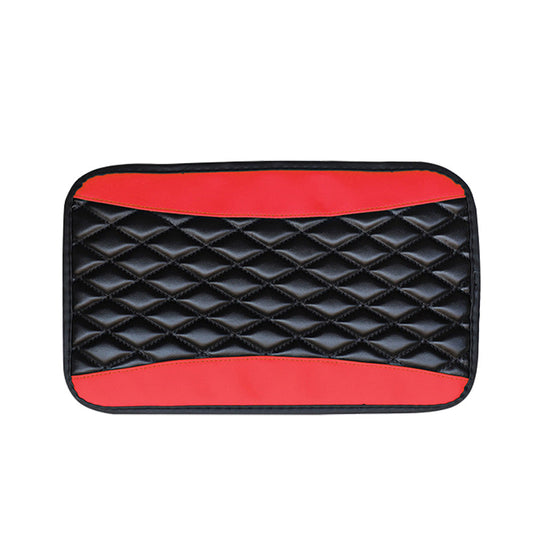 Universal Car Armrest Cushion Cover Suitable For Center Console Box PU Leather Pad Protector-0