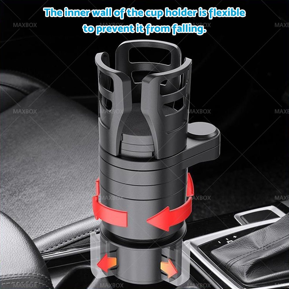 4in1 Adjustable Cup Holder Expander Adapter Base Tray Car Drink Bottle Holder - Frazy's Auto Parts