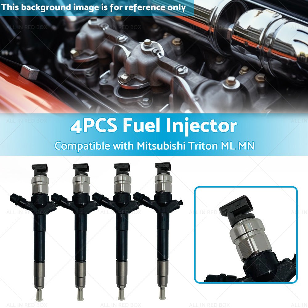 4PCS 095000 - 9560 Fuel injector Suitable for Mitsubishi Triton Challenger 08 - 15 - Frazy's Auto Parts