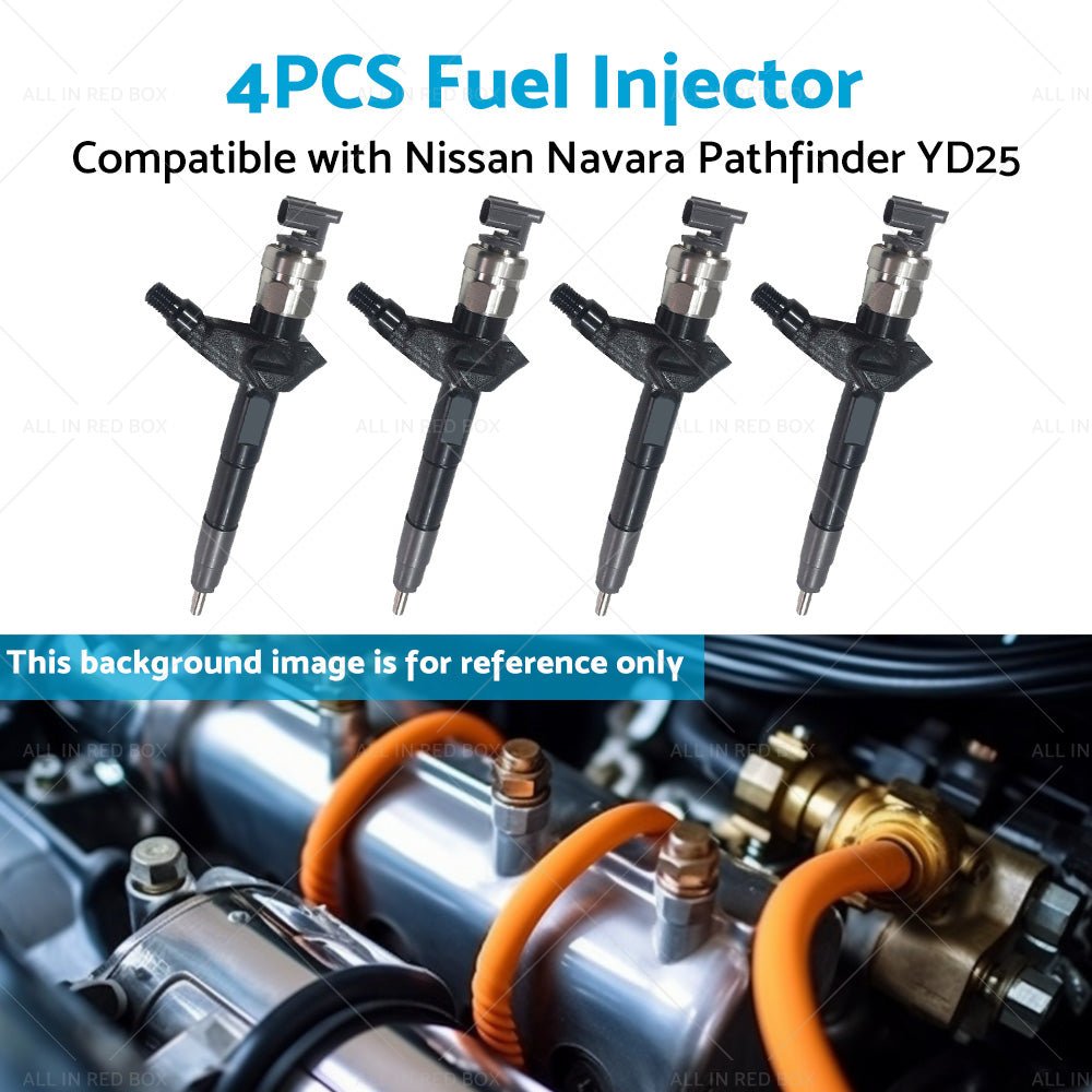 4PCS Diesel Fuel Injector Suitable for Nissan Navara Pathfinder YD25 095000 - 6250 - Frazy's Auto Parts