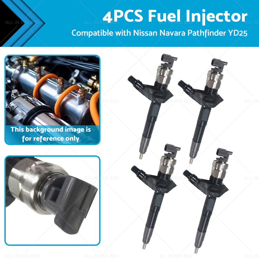 4PCS Diesel Fuel Injector Suitable for Nissan Navara Pathfinder YD25 095000 - 6250 - Frazy's Auto Parts