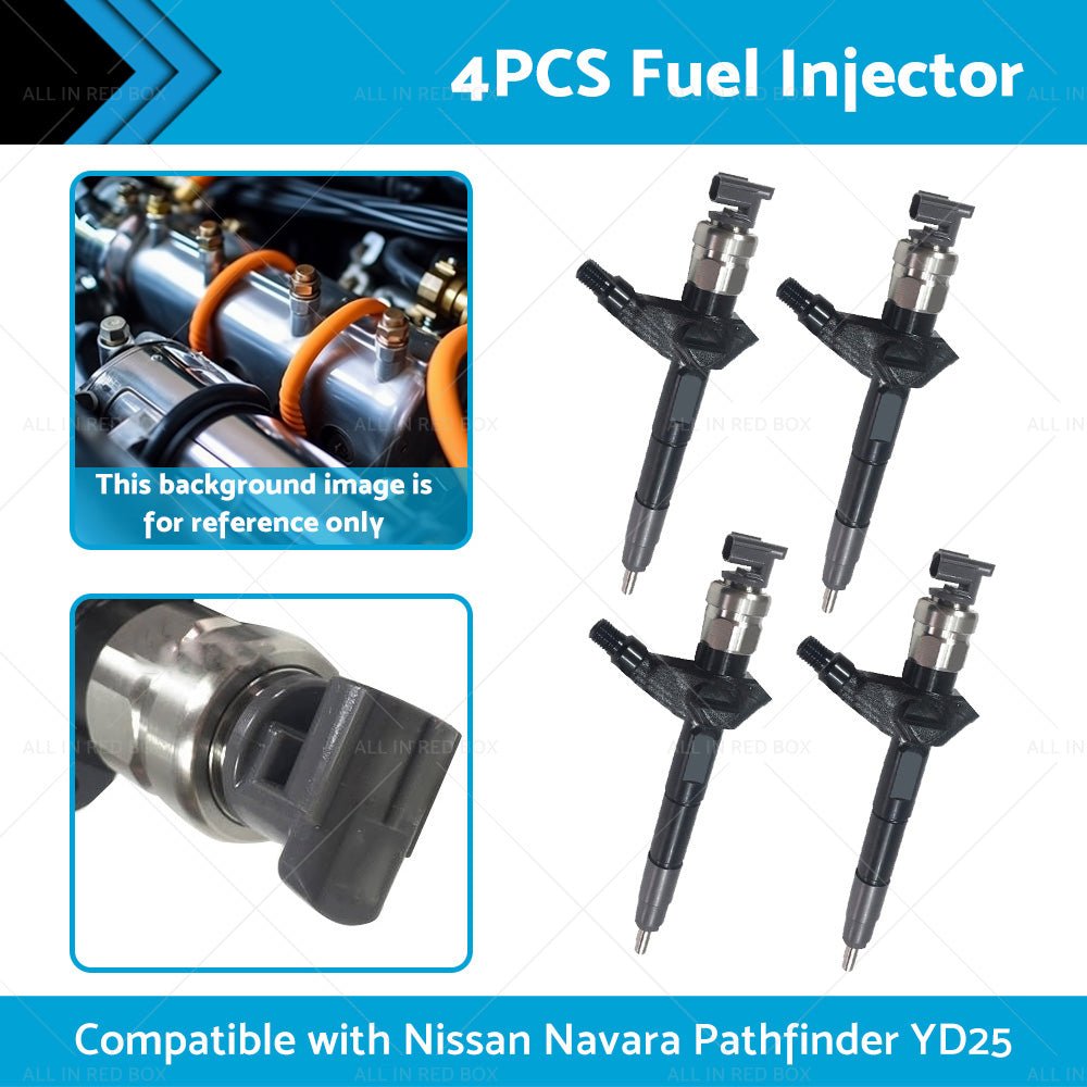 4PCS Diesel Fuel Injector Suitable for Nissan Navara Pathfinder YD25 095000 - 6250 - Frazy's Auto Parts