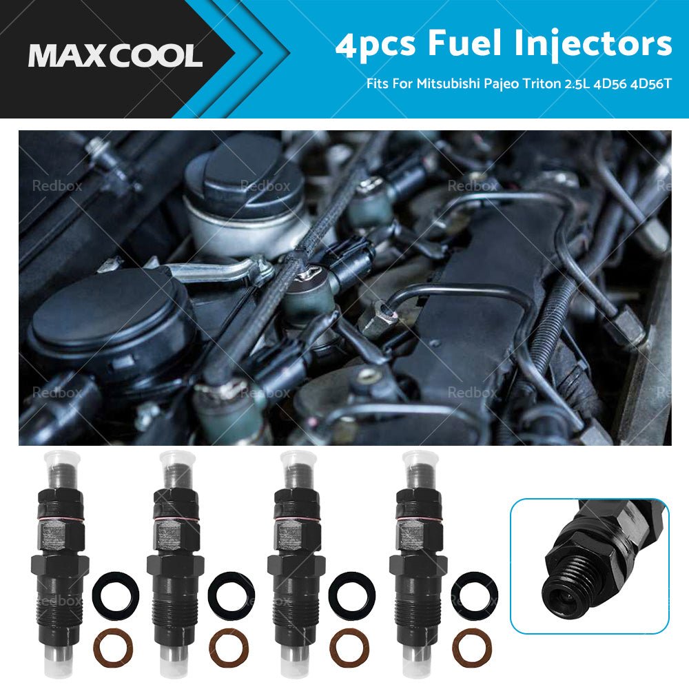 4PCS Diesel Fuel Injectors Suitable For Mitsubishi Pajero Triton 2. 5L 4D56 4D56T - Frazy's Auto Parts