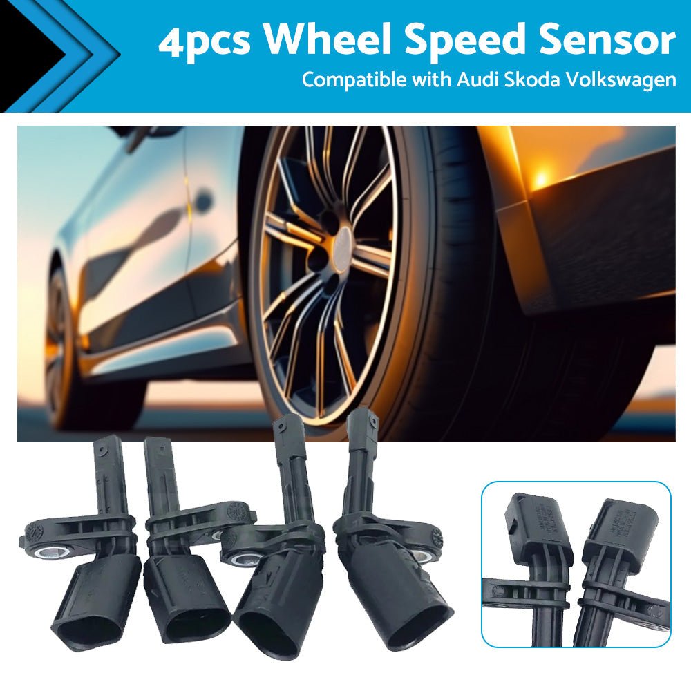 4PCS Front Rear ABS Wheel Speed Sensor Suitable For VW Golf Jetta Passat Tiguan - Frazy's Auto Parts
