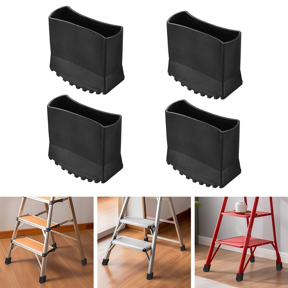 4Pcs Rubber Non Slip Ladder Feet Mat Cushion Replacement for Aluminum Ladder - Frazy's Auto Parts