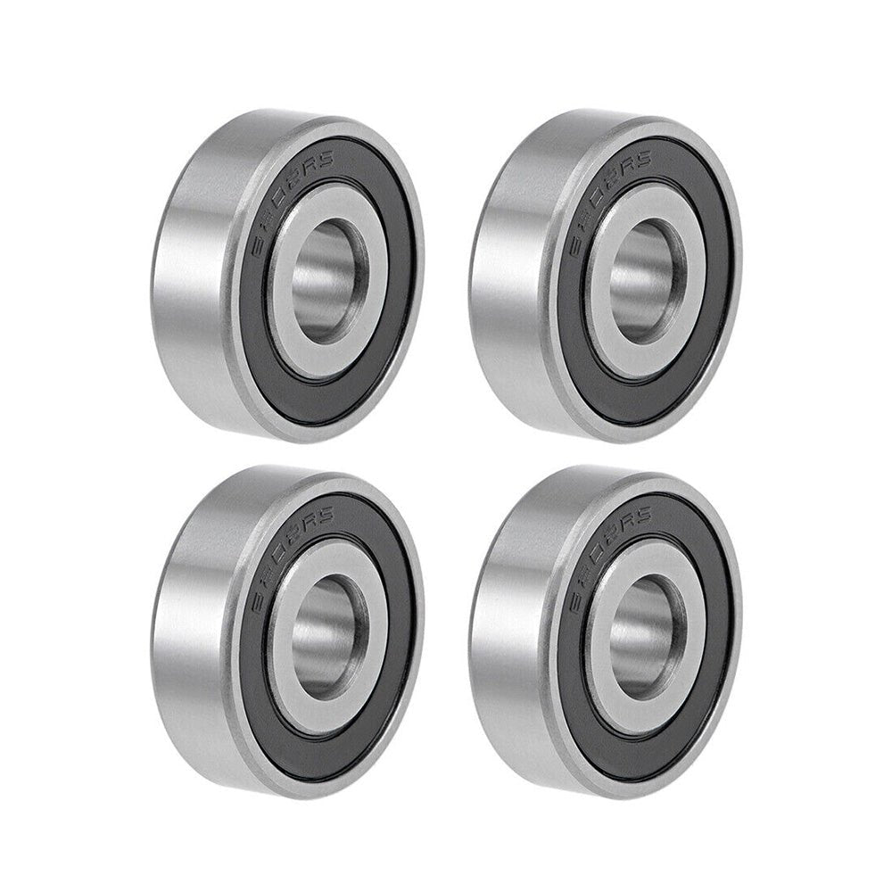 4x 6202 - 16 - 2RS Ball Bearings 16x35x11mm Double Sealed Chrome Steel Suitable For Various Applications - Frazy's Auto Parts