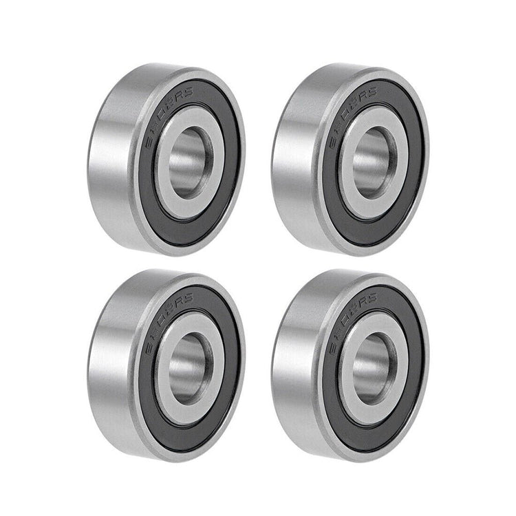 4x 6202 - 16 - 2RS Ball Bearings 16x35x11mm Double Sealed Chrome Steel Suitable For Various Applications - Frazy's Auto Parts