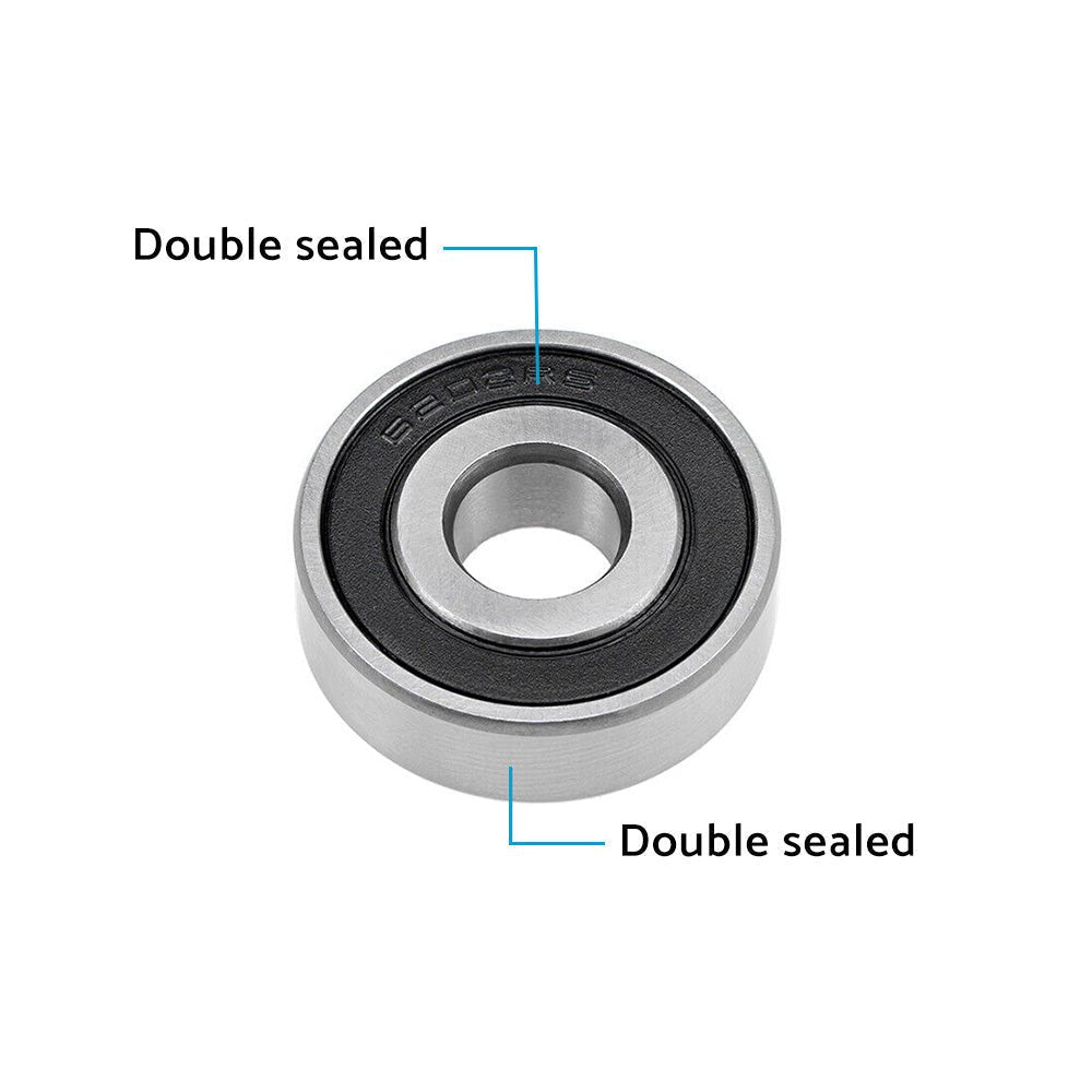 4x 6202 - 16 - 2RS Ball Bearings 16x35x11mm Double Sealed Chrome Steel Suitable For Various Applications - Frazy's Auto Parts