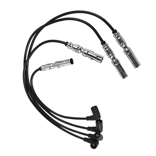 4x 7mm Ignition Spark Plug Wires Suitable For VW Beetle / Golf / Jetta 2.0L L4 1998 - 2015 - Frazy's Auto Parts