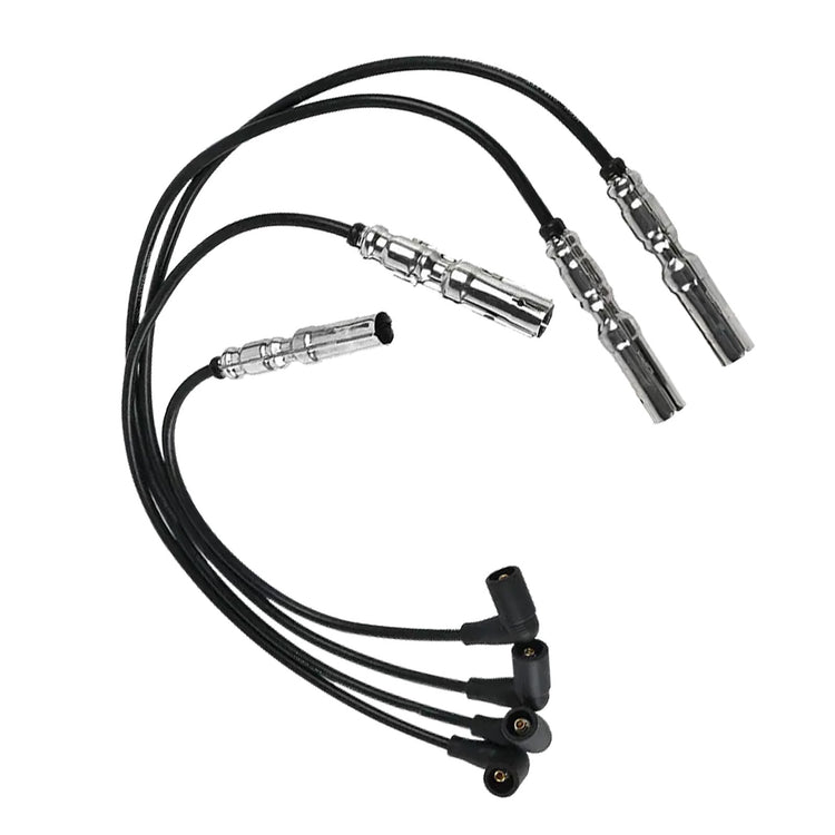 4x 7mm Ignition Spark Plug Wires Suitable For VW Beetle / Golf / Jetta 2.0L L4 1998 - 2015 - Frazy's Auto Parts