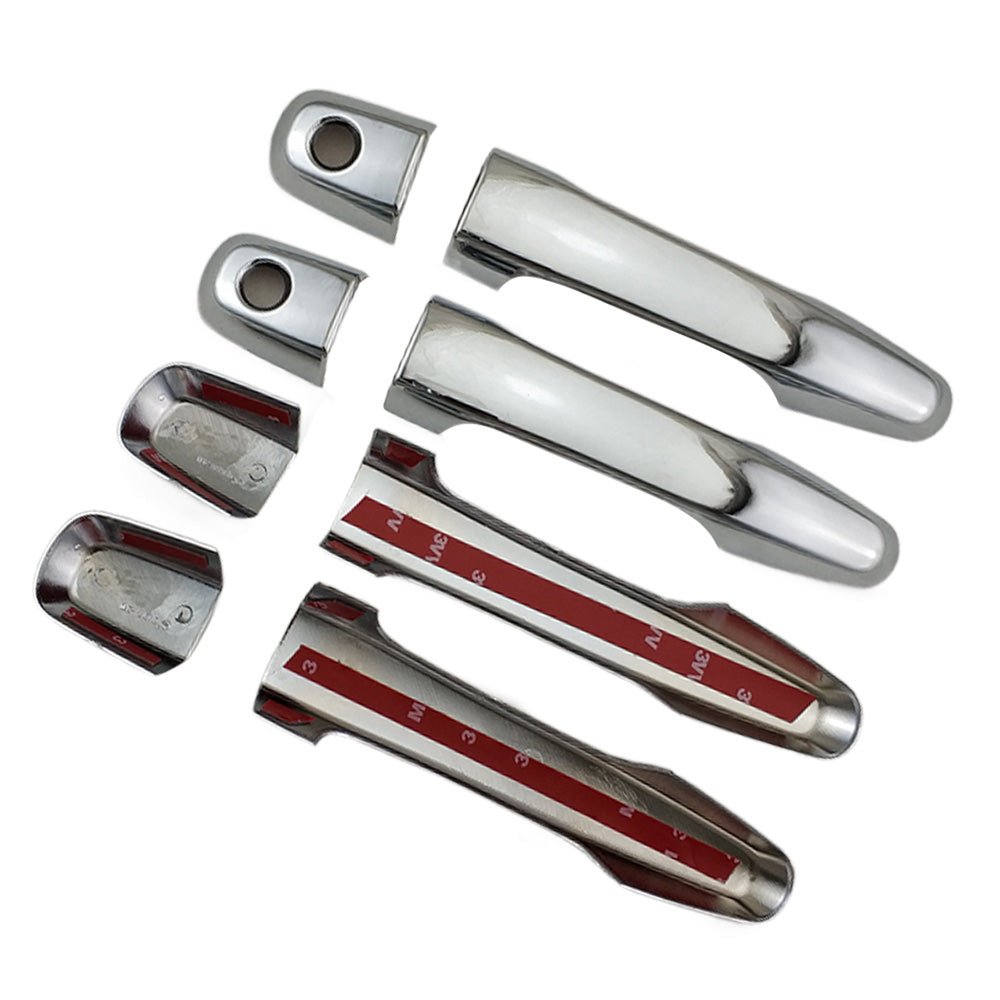 4x Chrome Door Handle Covers Suitable For Mitsubishi Triton MN ML 2006 - 2014 - Frazy's Auto Parts