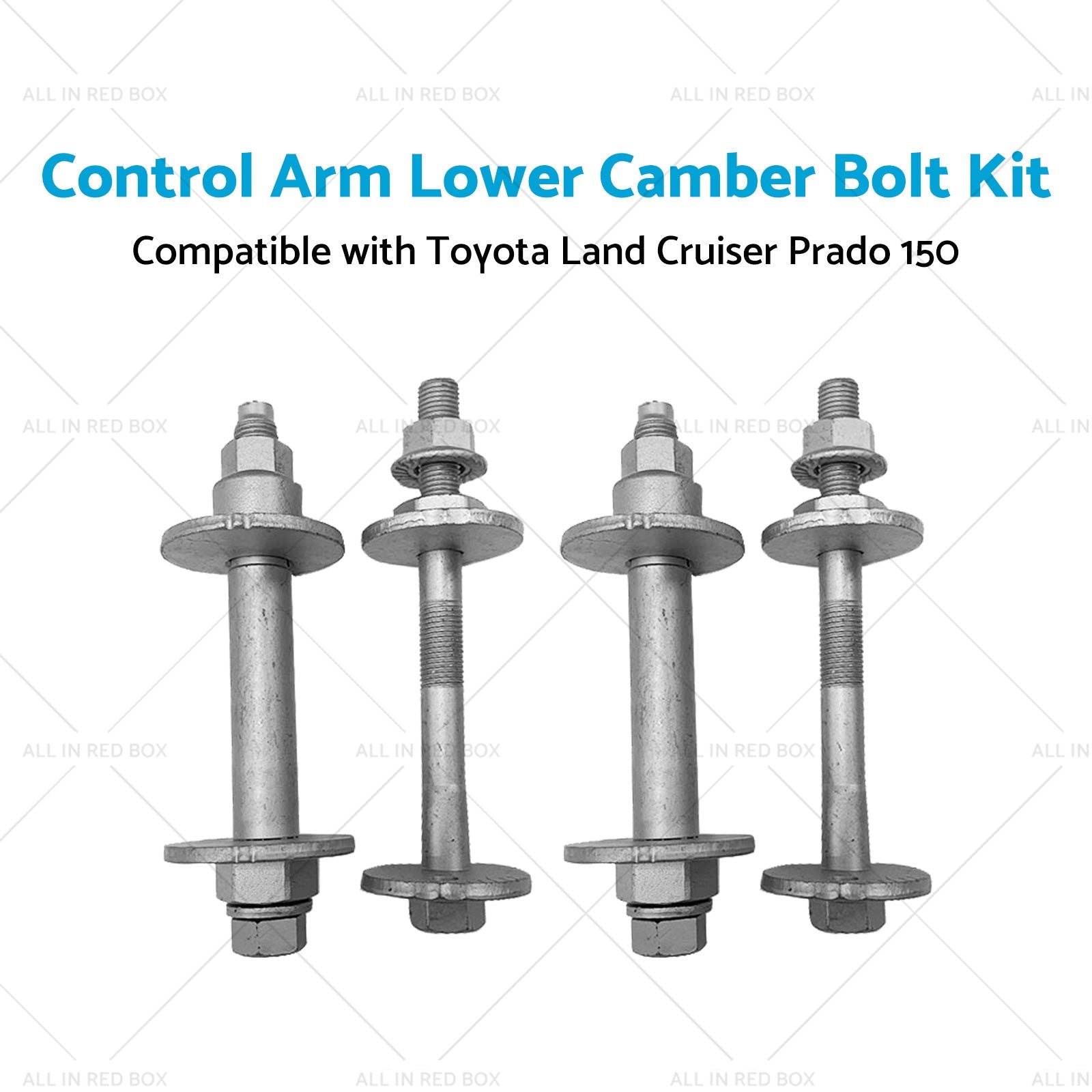 4x Control Arm Lower Camber Bolt Kit Suitable for Toyota Land Cruiser Prado 150 - Frazy's Auto Parts